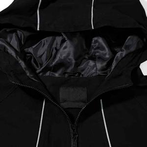 Chándal cortavientos para hombre con logotipo reflectante personalizado de nailon nuevo - Product Image 3