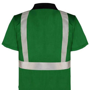 เสื้อโปโล RELICSTAR CARPORATION สีส้มสะท้อนแสง ป้องกันลม ใส่สบาย เหมาะสำหรับทุกเพศทุกวัย พร้อมแถบสะท้อนแสง สำหรับชุดทำงาน ทำจากผ้าฝ้าย - Product Image 2