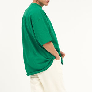 Paca de Ropa Usada a Granel, Mezcla Sólida de Colores, Camisetas de Manga Corta Oversize para Hombre, 100% Algodón/Poliéster - Product Image 6