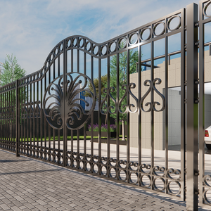 Cercas Metálicas Artísticas: Estilo de Hierro Forjado de Alta Gama Diseñado para Mejorar la Apariencia de tu Casa Suburbana con Elegancia y Resistencia Duraderas HQ - Product Image 4