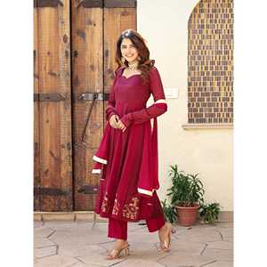 Ensemble de costume en soie satinée peinte à la main Kiara, disponible en taille XS - Product Image 3