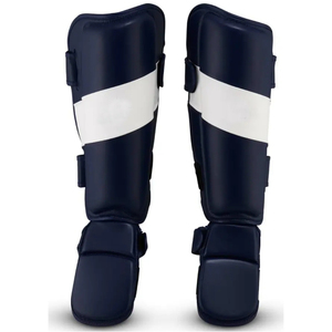 Protège-tibias professionnels légers en cuir PU, protection des jambes, durables, absorbant les chocs, pliables, respirants, pour adultes, usage sportif - Product Image 4