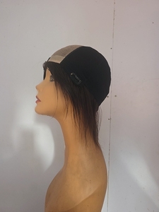 <b>Short</b> Straight Black <b>Wig</b> Full Cap Human Hair For Women - Product Image 6
