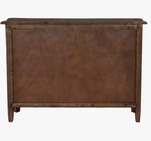 Wholesale Luxury <b>Rustic</b> Solid Wood Storage <b>Cabinet</b> with Double Doors Multi Tier Credenza Unit for Living Room and Hotel Decor - Product Image 2