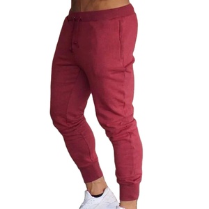 Pantalon de jogging évasé délavé pour homme avec logo personnalisé OEM, coupe droite et large, 100 % coton, grandes tailles, décontracté, effet délavé - Product Image 1