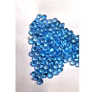 โทแพซสีน้ำเงินสวิสธรรมชาติ 156 เม็ด ขนาด 5 มม. ทรงกลมเหลี่ยมเพชรพลอย น้ำหนัก 86 กะรัต ขายส่ง Iroc คุณภาพสูง ราคา 147 ดอลลาร์สหรัฐ - Product Image 2