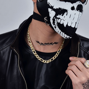 Collier chaîne gourmette cubaine en argent sterling 925 avec diamants de laboratoire et détails givrés pour hommes, style Hip Hop, vente en gros de bijoux - Product Image 5