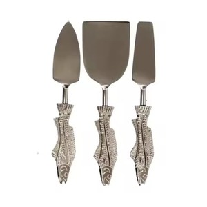 ชุดมีดชีสตกแต่งสำหรับใช้ในบ้าน ทำจากสแตนเลส อุปกรณ์ตัดชีสและเสิร์ฟในครัว - Product Image 2