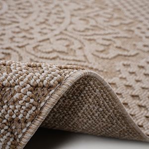 Set di Tappeti Guros Collection 4X6 Beige Medallion per Interni/Esterni - Product Image 4