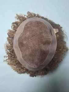 Prothèse capillaire homme en cheveux humains indiens Remy bouclés, base mono - TAZ HAIR BANGLADESH - Product Image 6