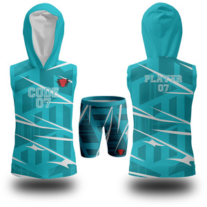 Tenues de football 7 contre 7 personnalisées pour garçons, respirantes, antibactériennes, séchage rapide, grandes tailles, avec nom et numéros d'équipe, polyester/spandex - Product Image 6