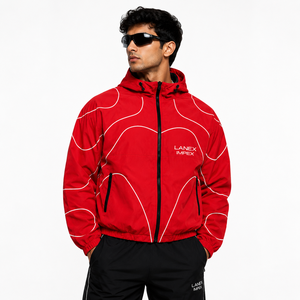 Custom Hooded Windbreaker <b>Jacket</b> for Men and Women <b>Lightweight</b> Water Resistant Outdoor Casual Sportswear <b>Running</b> Hiking Travel - Product Image 1