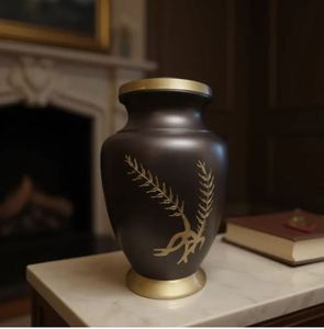 Urna Funeraria Grande Color Rosa Bebé, Estilo Art Deco, Hecha a Mano, 3.4L, para Venta al Por Mayor - Product Image 6