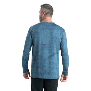 Camisa de Pesca de Manga Larga para Hombre, 100% Algodón, Protección UV, Transpirable, Ligera, para Pesca al Aire Libre, Venta al Por Mayor OEM - Product Image 2
