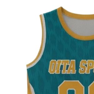 Camiseta Deportiva Unisex Color Verde Azulado y Dorado, Uniforme Deportivo de Poliéster, Ropa Deportiva Ligera para Equipos, Ropa de Alto Rendimiento - Product Image 3