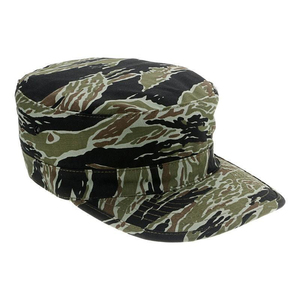 Casquette de patrouille unisexe en coton à motif écossais, réglable, respirante, à calotte plate et visière - Product Image 3
