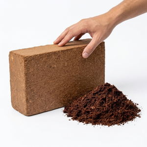 Low EC Cocopeat Block For Floriculture - 5kg Low EC Coco Peat Flower Growers Indian Supplier - Product Image 3