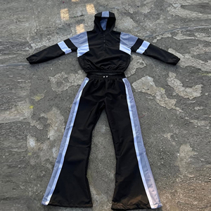 High Quality Mens Tracksuit <b>Set</b> Custom Logo Sweatsuit Breathable Fabric Comfortable Gym amp Casual Wear Oem Wholesale Supplier - Product Image 2