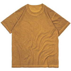 Venta al por mayor de camisetas de hombro caído de gran tamaño personalizadas para hombre ropa de moda de talla grande 100% algodón impresión informal sublimación - Product Image 3