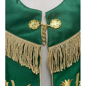 Casulla Bordada de Seda Shantung Verde de Alta Calidad, Diseño Personalizado, Nueva Colección Venezia, Diseño Bordado Verde 2026 - Product Image 4
