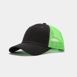 High Quality Cotton Mesh Trucker Hat 2024 Men Women 6 Panel Logo Custom Embroidery Blank Trucker Hats for All Seasons - Product Image 3