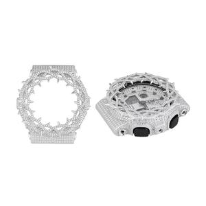 Designer GA2100 Custom Iced Out Watch Full Metal <b>Case</b> CasiOak Style Stainless Steel Mod Kit Luxury Stainless Steel <b>Case</b> Custom - Product Image 4