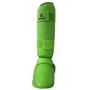 Protector de Espinilla de Karate de Cuero de Alta Calidad, Ligero, para Entrenamiento de Artes Marciales y Ejercicios Físicos - Product Image 1