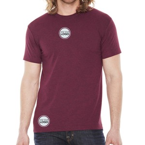 Camiseta Unisex de Lona Tri-Blend Personalizada, Impresión DTG, Fabricante de Camisetas de Lona Tri-Blend - Product Image 1