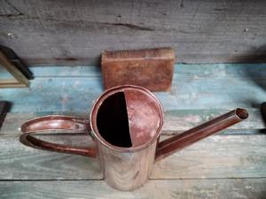 Premium Copper <b>Watering</b> <b>Jug</b> With Long Spout Ideal For Indoor Plants Balcony Garden Use And Stylish Plant Waterer Home Decor Item - Product Image 3