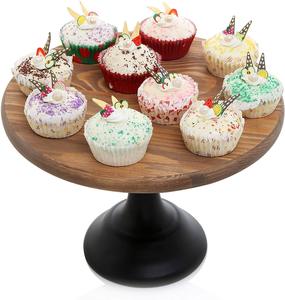Acacia Wood Custom Eco-Friendly Modern Kitchen 3-Piece Cake <b>Stand</b> Indian Handicraft Home Decor Hand <b>Wash</b> Only Lavie Creations - Product Image 1
