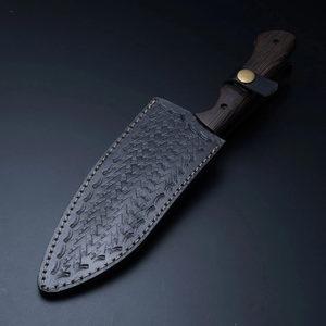 Couteau de Chef Forgé LEGACY BLADES en Acier à Haute Teneur en Carbone, Style Japonais, Fait Main, Manche en Bois, Finition Polie, 8-9,9 pouces, pour Cuisine - Product Image 6