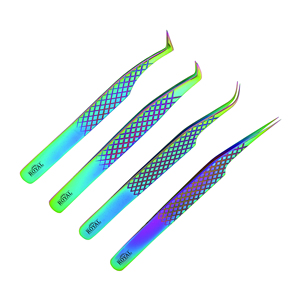 Nouvelle conception, pinces à cils en acier inoxydable de haute qualité, professionnelles, durables et réutilisables, prix de gros bas - Product Image 1