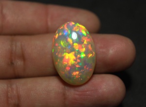 Natural Ethiopian Opal 25x17x10mm 19 Carat Brilliant Cut Color Play October Birthstone Loose Gemstone Jewelry Making Ring - Product Image 6