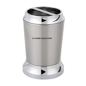 Produit le plus vendu : Porte-pinceaux en aluminium plaqué or, élégant et moderne, pour une touche décorative à la maison - Product Image 3