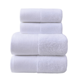 Serviette blanche douce en chenille, absorbante, pour le bain, le spa, le salon, la cuisine et le nettoyage - Product Image 1