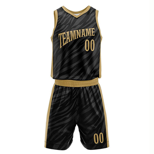 Ensemble maillot et short de basket-ball personnalisé pour hommes, uniforme de basket-ball léger entièrement sublimation - Product Image 2
