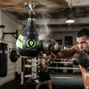Équipement d'entraînement de boxe avec ballon de vitesse pour exercices de frappe rapide, entraînement physique et entraînement de la vitesse des mains, avec une conception durable - Product Image 2