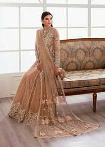 ชุดเดรส Anarkali Lehenga Choli แบบยาวประดับประดาอย่างหรูหราสไตล์ปากีสถาน สำหรับผู้หญิง ชุดเจ้าสาวงานแต่งงาน ชุดงานเลี้ยงสุดหรู ผ้าอะคริลิกกันยับ - Product Image 5