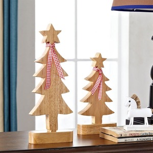 Direct Factory Supply Handmade Wooden Tabletop <b>Tree</b> with Rustic Design for <b>Christmas</b> Decoration and Holiday <b>Table</b> Decor For Sale - Product Image 5