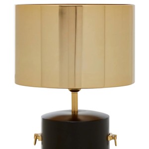 Lampe de table moderne noire et dorée, lampe de table décorative, lampe de designer, lampe d'appoint, lampe de table pour la décoration de la maison - Product Image 6