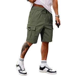Pantalones cortos deportivos de algodón para hombre, personalizados, con cremallera y bolsillos, para gimnasio, venta al por mayor, ideales para verano y playa. - Product Image 6