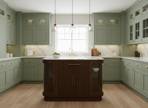 Mueble de Cocina Tipo Isla con Sillas de Bar Doradas Ajustables, Muebles para el Hogar de Calidad de Exportación Hechos a Mano, Venta al Por Mayor - Product Image 6