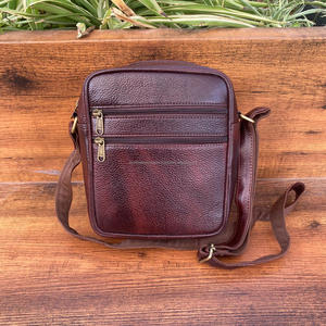 2024 New Personalized Wholesale Casual Custom Genuine Leather <b>Shoulder</b> <b>Bags</b> for <b>Men</b> Vintage <b>Crossbody</b> Small Luxury Messenger <b>Bag</b> - Product Image 3