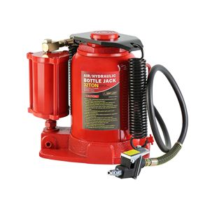 Martinetto portatile idraulico da 32 tonnellate per auto con manico a presa d'aria manuale a basso profilo - Product Image 6