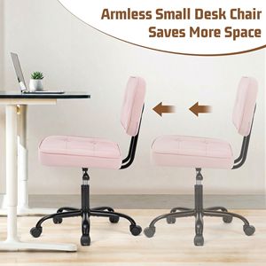 Silla de Oficina con Respaldo de Malla Ajustable en Altura, Soporte Lumbar, Giratoria, con Ruedas - Product Image 2