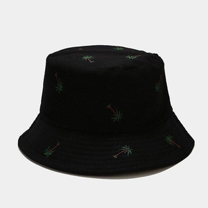 Solid Color Plain Blank Wholesale Fashion Custom Logo Bucket <b>Hat</b> Unisex Double Side Head Wear <b>Sun</b> Outdoor Round Bucket <b>Hats</b> - Product Image 1
