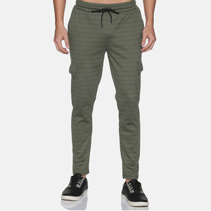 Pantalon de jogging décontracté en coton respirant, style streetwear personnalisé, séchage rapide, avec cordon de serrage, pour l'hiver - Product Image 1