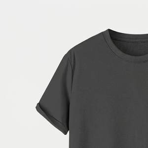 T-shirts gris pour hommes à logo personnalisé, très demandés, pour un style urbain, col rond, tissu écologique et confortable, vêtements d'extérieur - Product Image 5