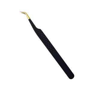 Pinzas de Precisión para Cejas de Acero Inoxidable Chapadas en Oro, Duraderas, con Punta Suave para Uso en Cejas - Product Image 4