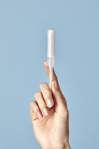Tampon numérique bio Happy Moonday, ultra-fin, en coton biologique, pour une absorption légère et des soins féminins propres - Product Image 1